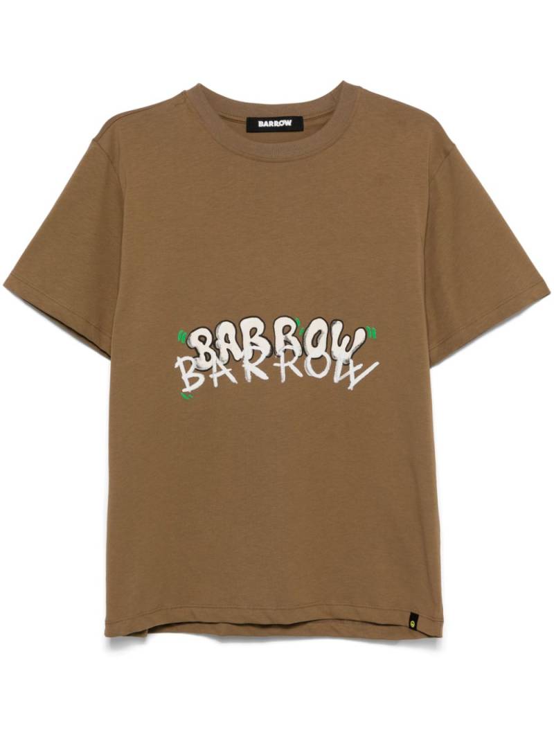 BARROW logo-print T-shirt - Brown von BARROW