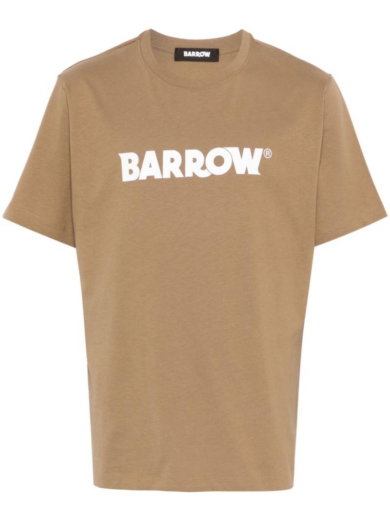 BARROW logo-print T-shirt - Brown von BARROW