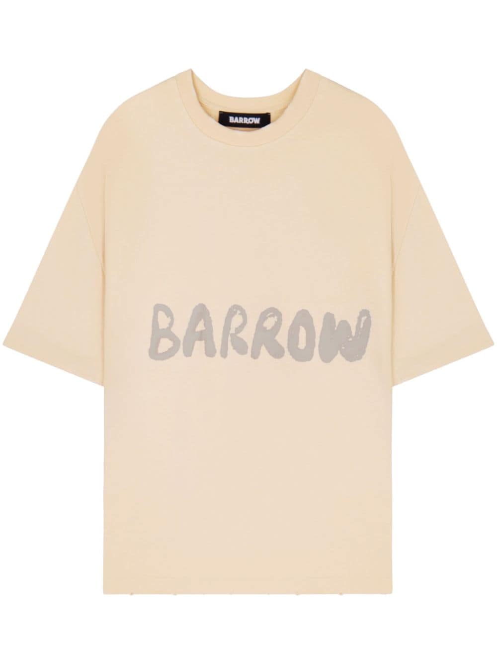 BARROW logo-print T-shirt - Neutrals von BARROW