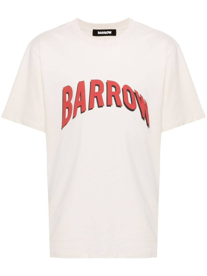 BARROW logo-print T-shirt - Neutrals von BARROW