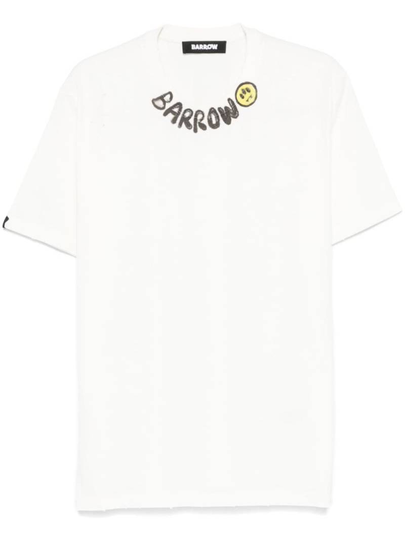 BARROW logo-print T-shirt - White von BARROW