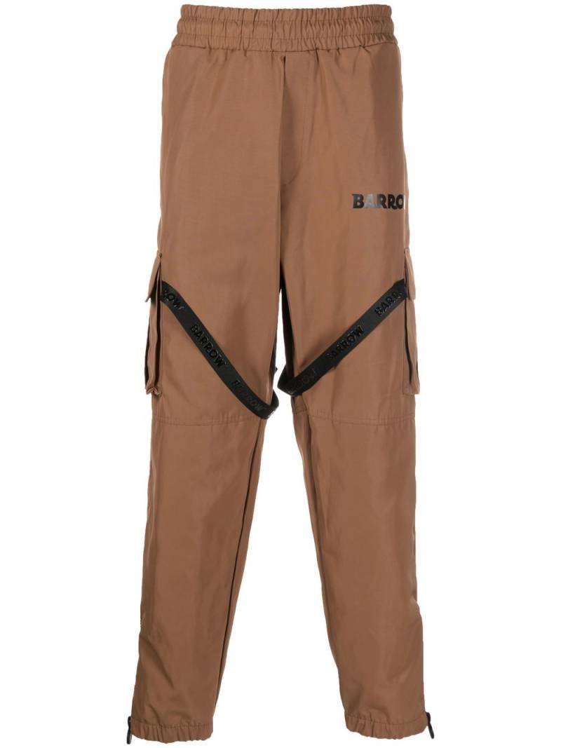 BARROW logo-print cargo pants - Brown von BARROW