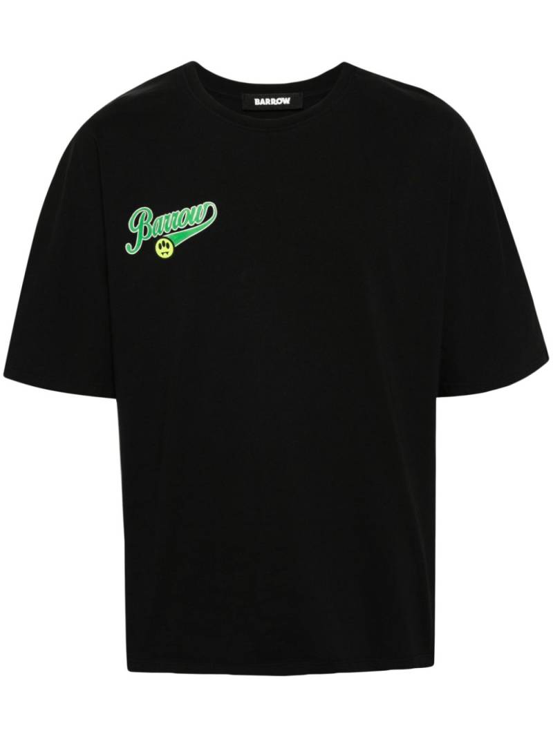 BARROW logo-print cotton T-shirt - Black von BARROW