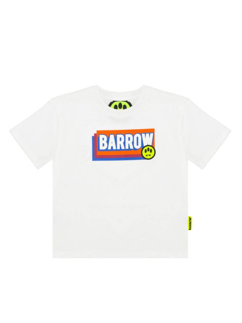 BARROW logo-print cotton t-shirt - White von BARROW