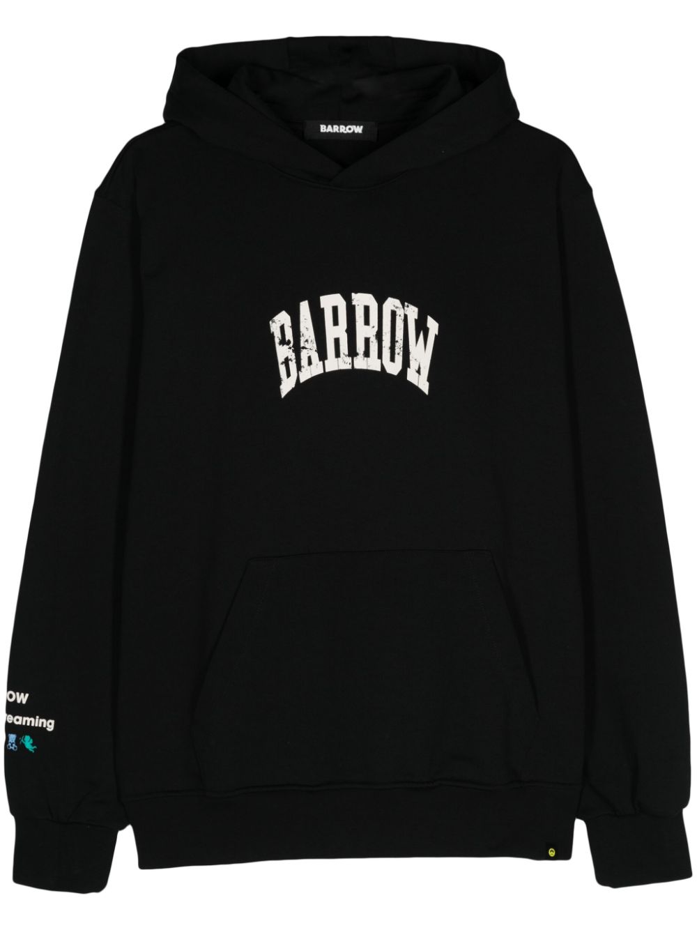 BARROW logo-print hoodie - Black von BARROW