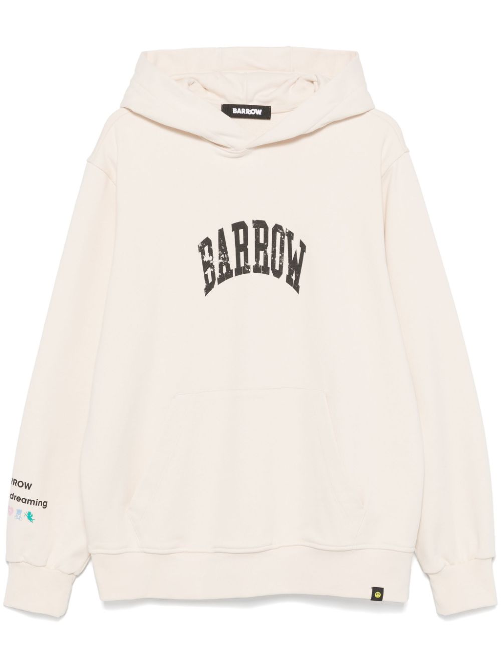 BARROW logo-print hoodie - Neutrals von BARROW