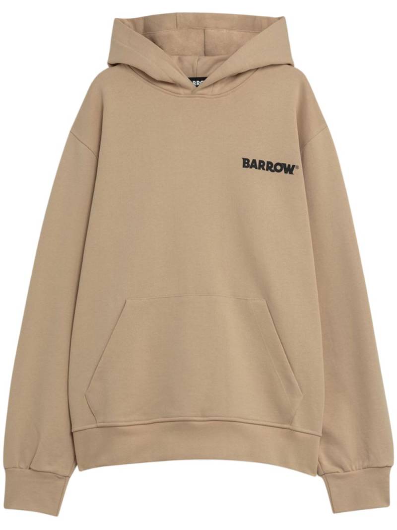 BARROW logo-print hoodie - Neutrals von BARROW