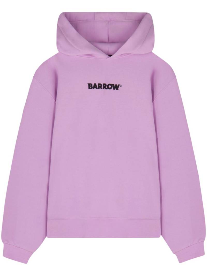 BARROW logo-print hoodie - Purple von BARROW