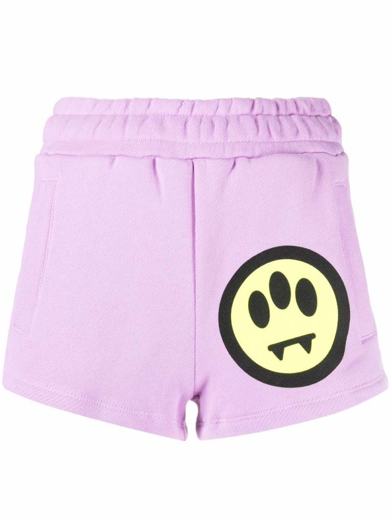 BARROW logo-print mini shorts - Pink von BARROW