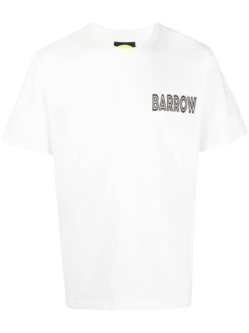 BARROW logo-print short-sleeve T-shirt - White von BARROW