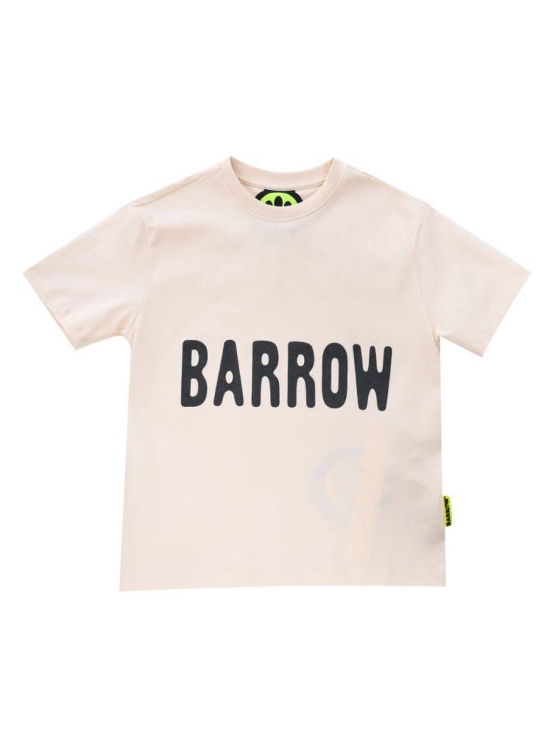 Barrow kids logo-print t-shirt - Neutrals von Barrow kids