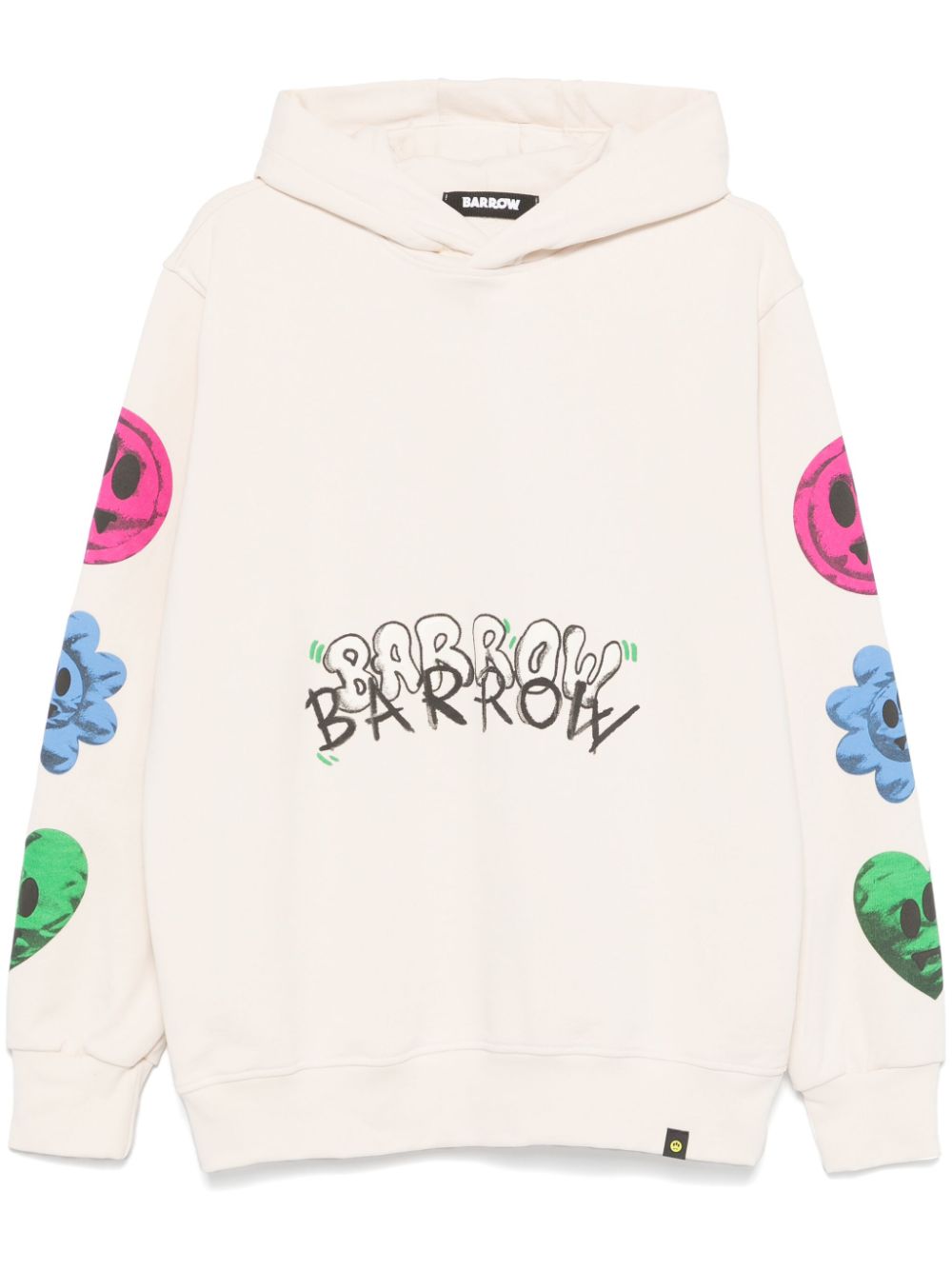 BARROW logo-stamp hoodie - Neutrals von BARROW