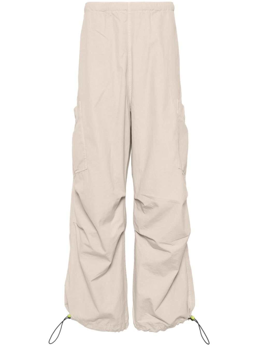 BARROW panelled cotton wide-leg trousers - Neutrals von BARROW