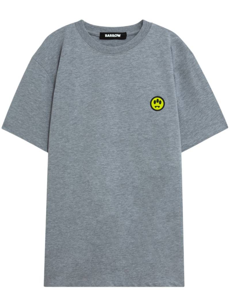 BARROW smiley face-print T-shirt - Grey von BARROW