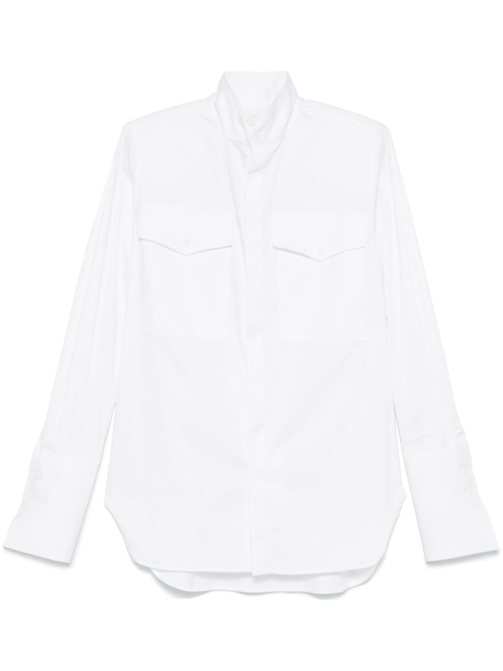 BATAKOVIC Belgrade stand-up collar shirt - White