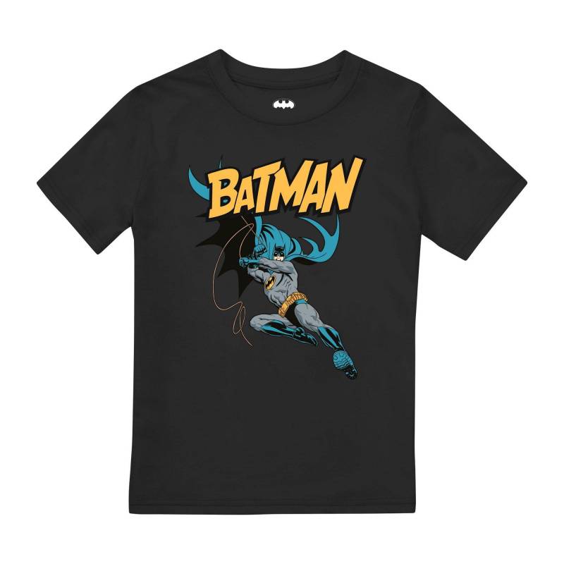 Action Tshirt Jungen Schwarz 128 von BATMAN