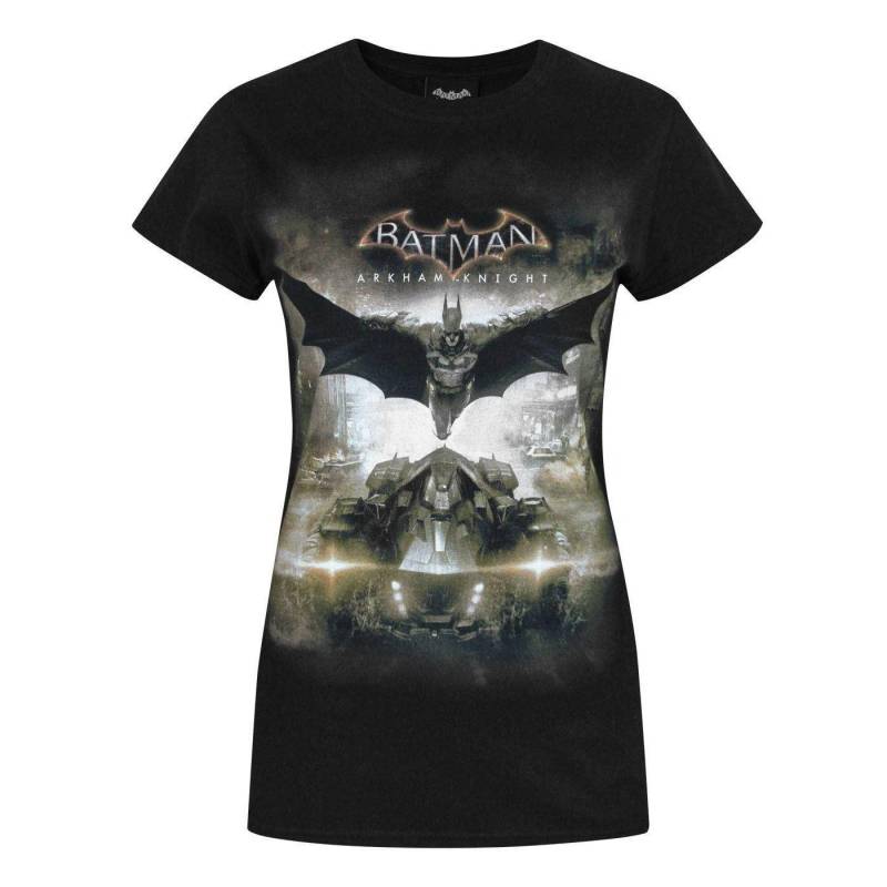 BATMAN - Arkham Knight Batmobile TShirt, für Damen, Schwarz, Größe L von BATMAN