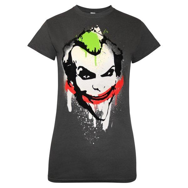 BATMAN - TShirt Arkham City, für Damen, Charcoal Black, Größe M von BATMAN