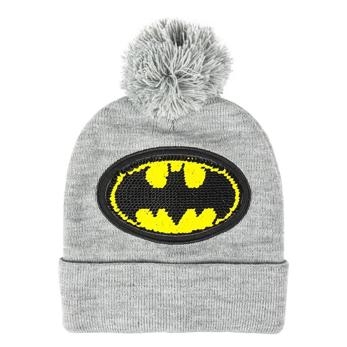 Wintermütze Mit Logo Jungen Grau ONE SIZE von BATMAN