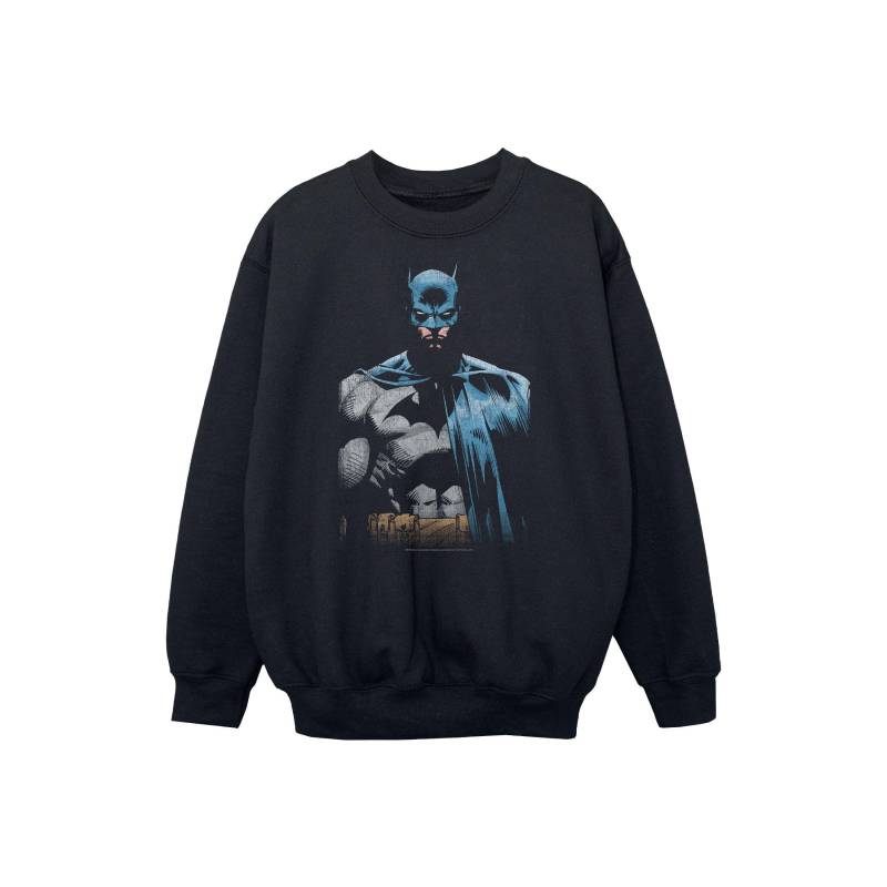 Close Up Sweatshirt Jungen Schwarz 116 von BATMAN