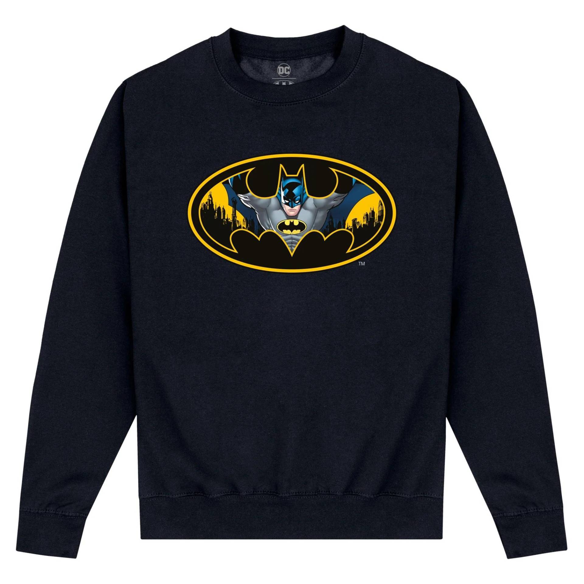 Gotham Sweatshirt Herren Schwarz 4XL von BATMAN