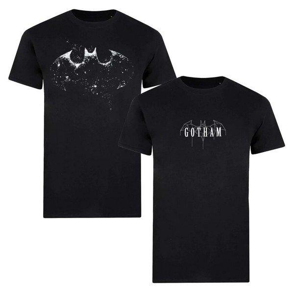 Gotham Tshirt (2erpack) Herren Schwarz L von BATMAN