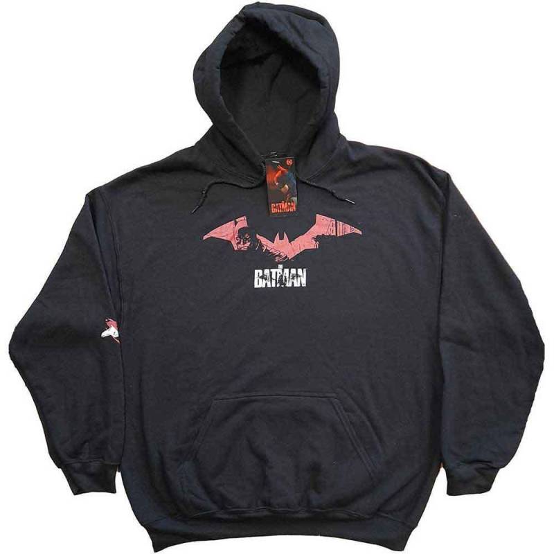 Hoodie Zum Überziehen Logo Herren Schwarz L von BATMAN