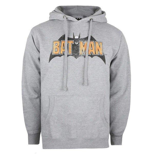 Kapuzenpullover Logo Herren Taubengrau S von BATMAN