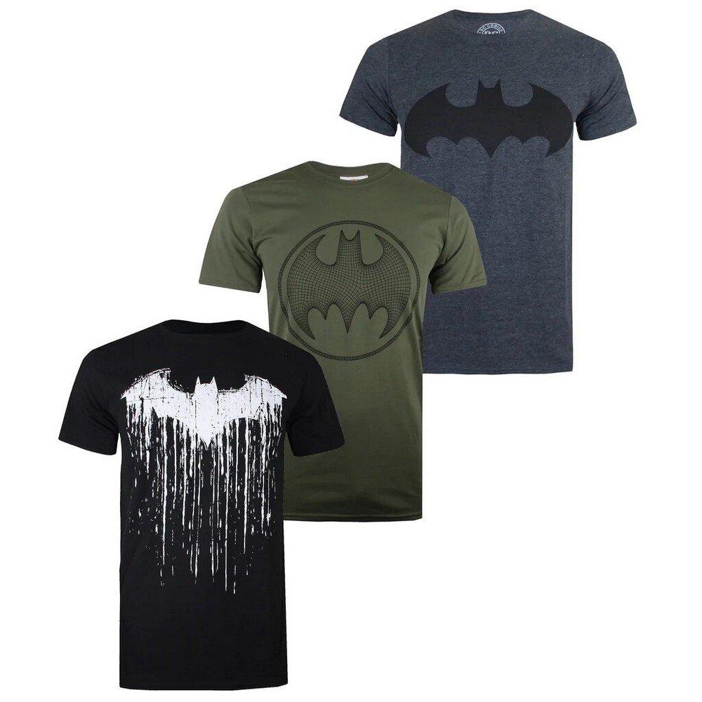 Tshirt (3erpack) Herren Schwarz M von BATMAN