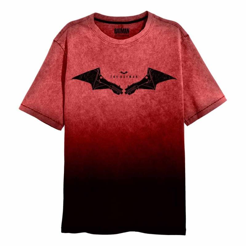 Tshirt Acid Wash Damen Schwarz XL von BATMAN