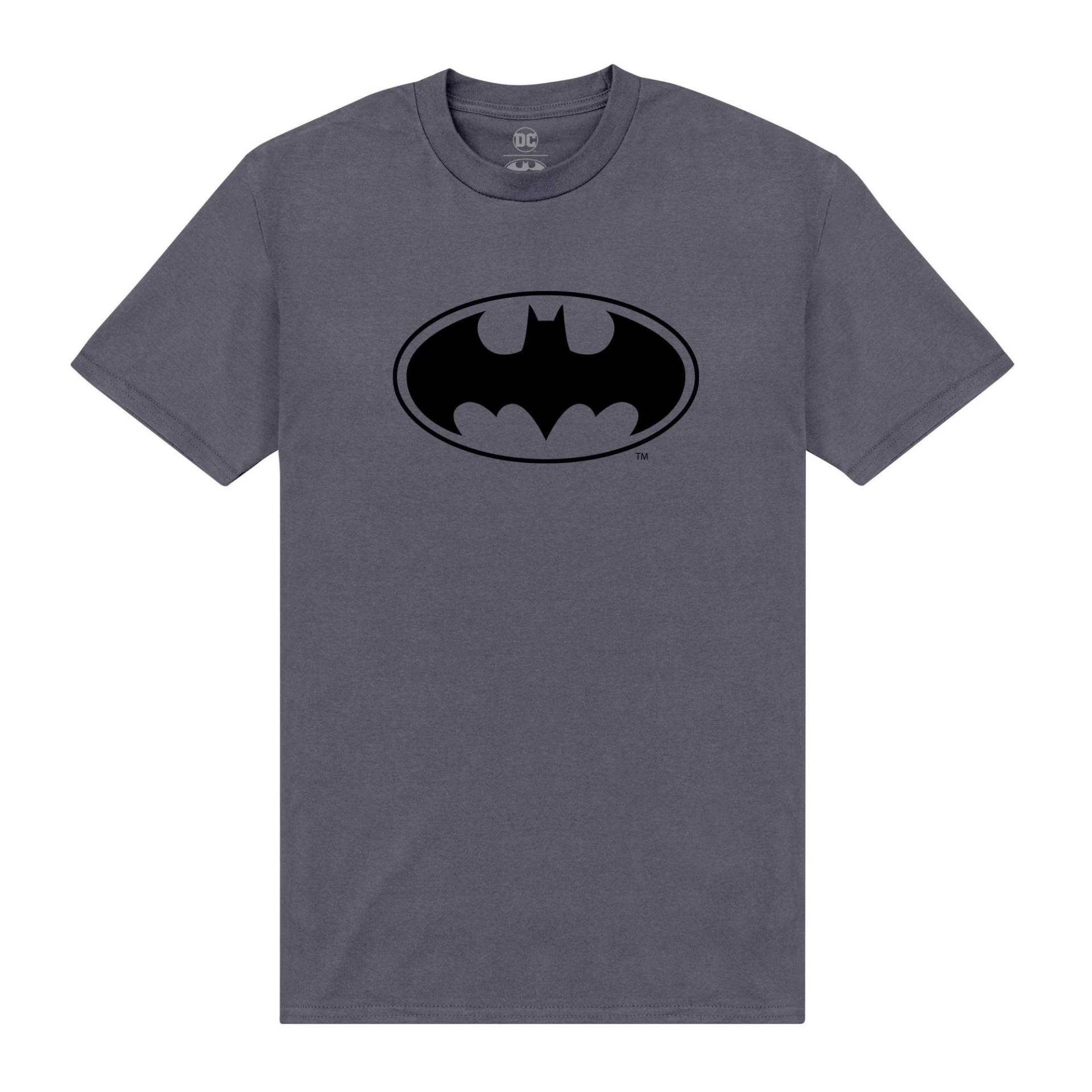 Tshirt Logo Herren Charcoal Black 3XL von BATMAN
