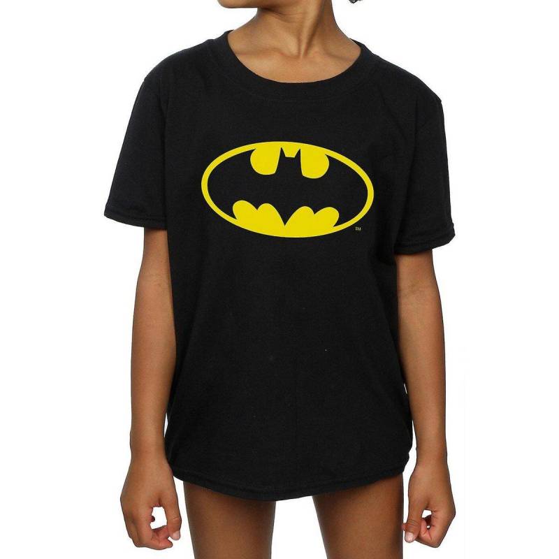 Tshirt Mädchen Schwarz 128 von BATMAN