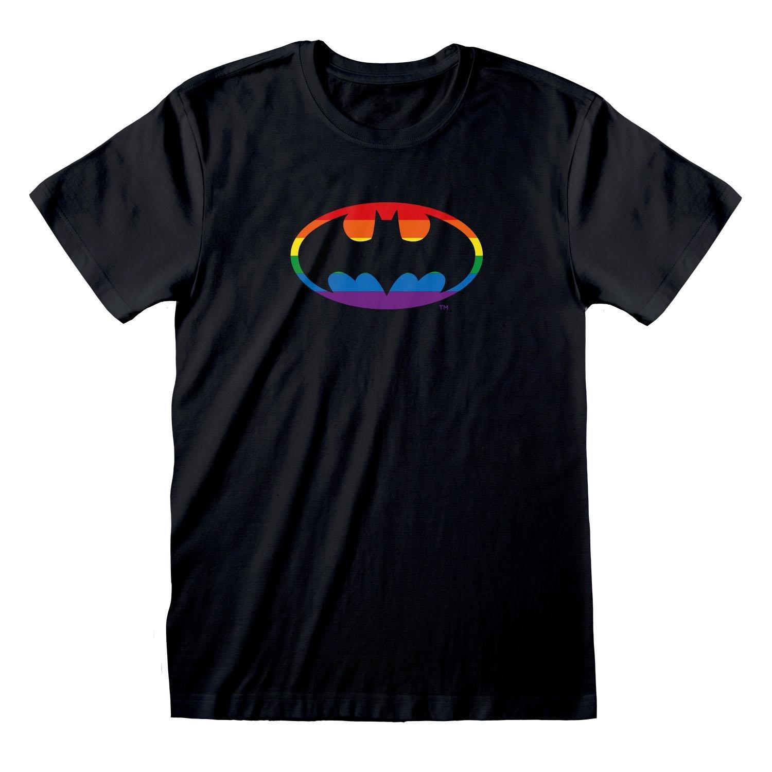 Tshirt Mit Pride Logo Damen Schwarz L von BATMAN