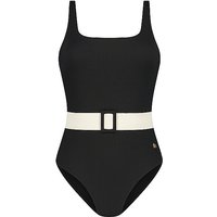 BEACHLIFE Damen Badeanzug Vanilla And Black schwarz | 44 von BEACHLIFE