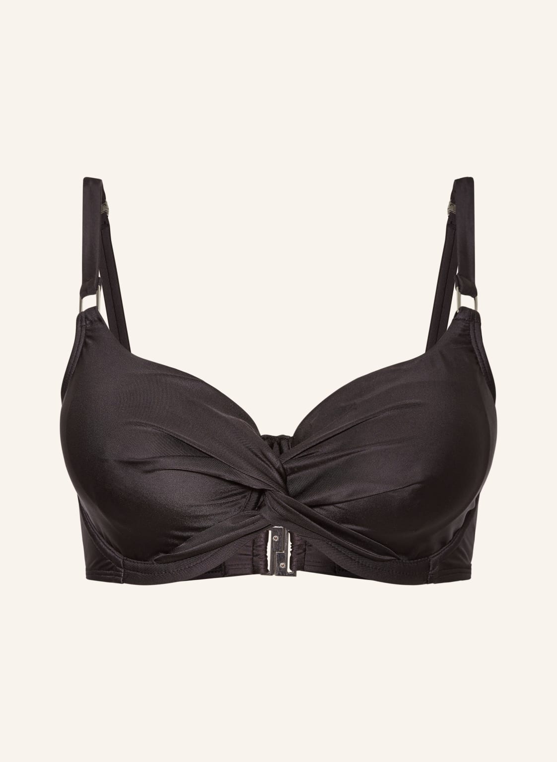 Beachlife Bügel-Bikini-Top Dark Grey schwarz von BEACHLIFE