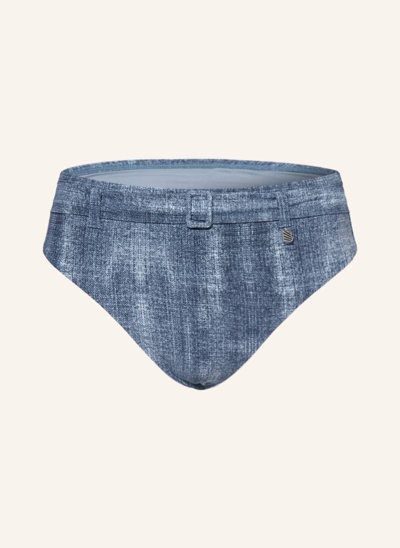 Beachlife High-Waist-Bikini-Hose Denim blau von BEACHLIFE