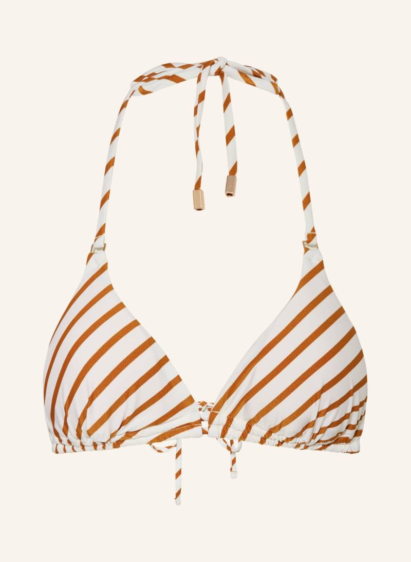 Beachlife Triangel-Bikini-Top Spice Stripe weiss von BEACHLIFE