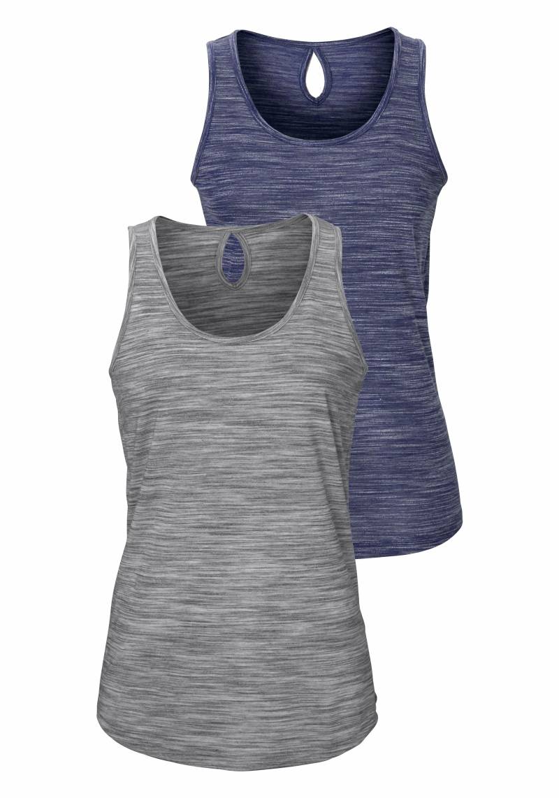 Beachtime Tanktop »mit Struktureffekt«, (2er-Pack), aus pflegeleichter Qualität von Beachtime