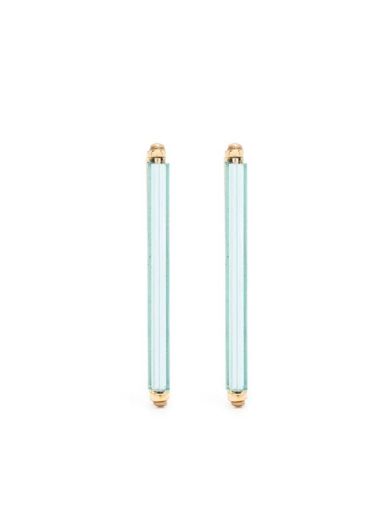 BEATRIZ PALACIOS bar-style stud earrings - Gold von BEATRIZ PALACIOS