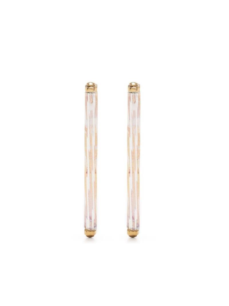 BEATRIZ PALACIOS bar-style stud earrings - Gold von BEATRIZ PALACIOS