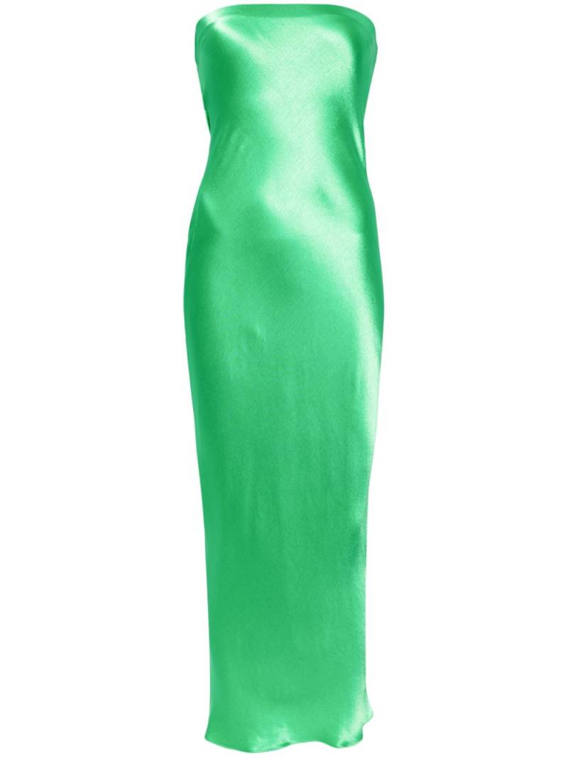 BEC + BRIDGE Moon Dance satin strapless dress - Green von BEC + BRIDGE