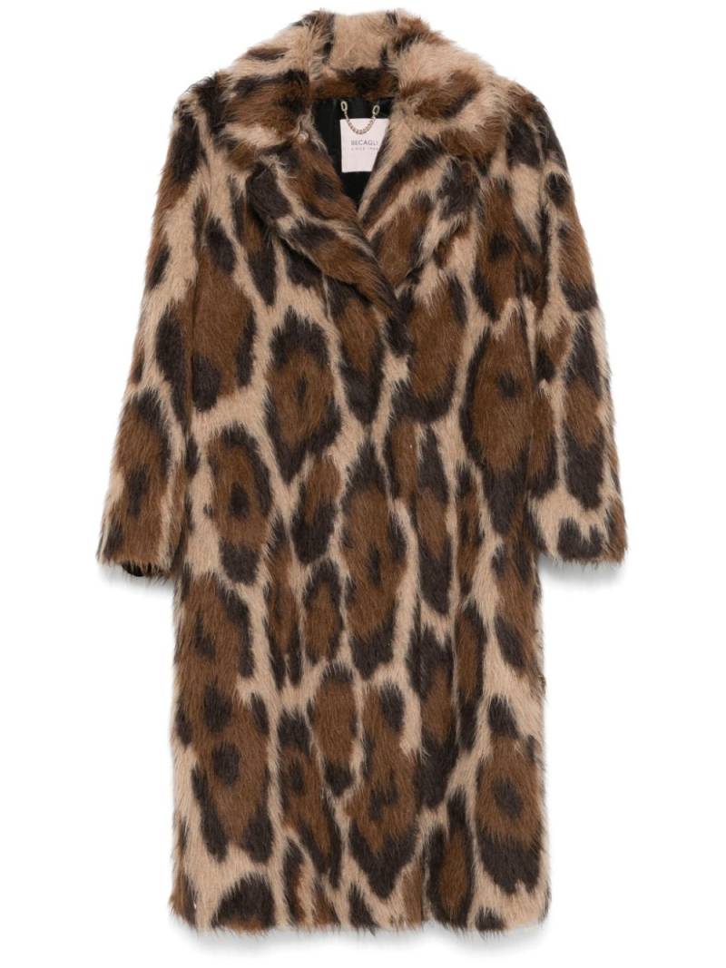 BECAGLI faux-fur coat - Brown von BECAGLI