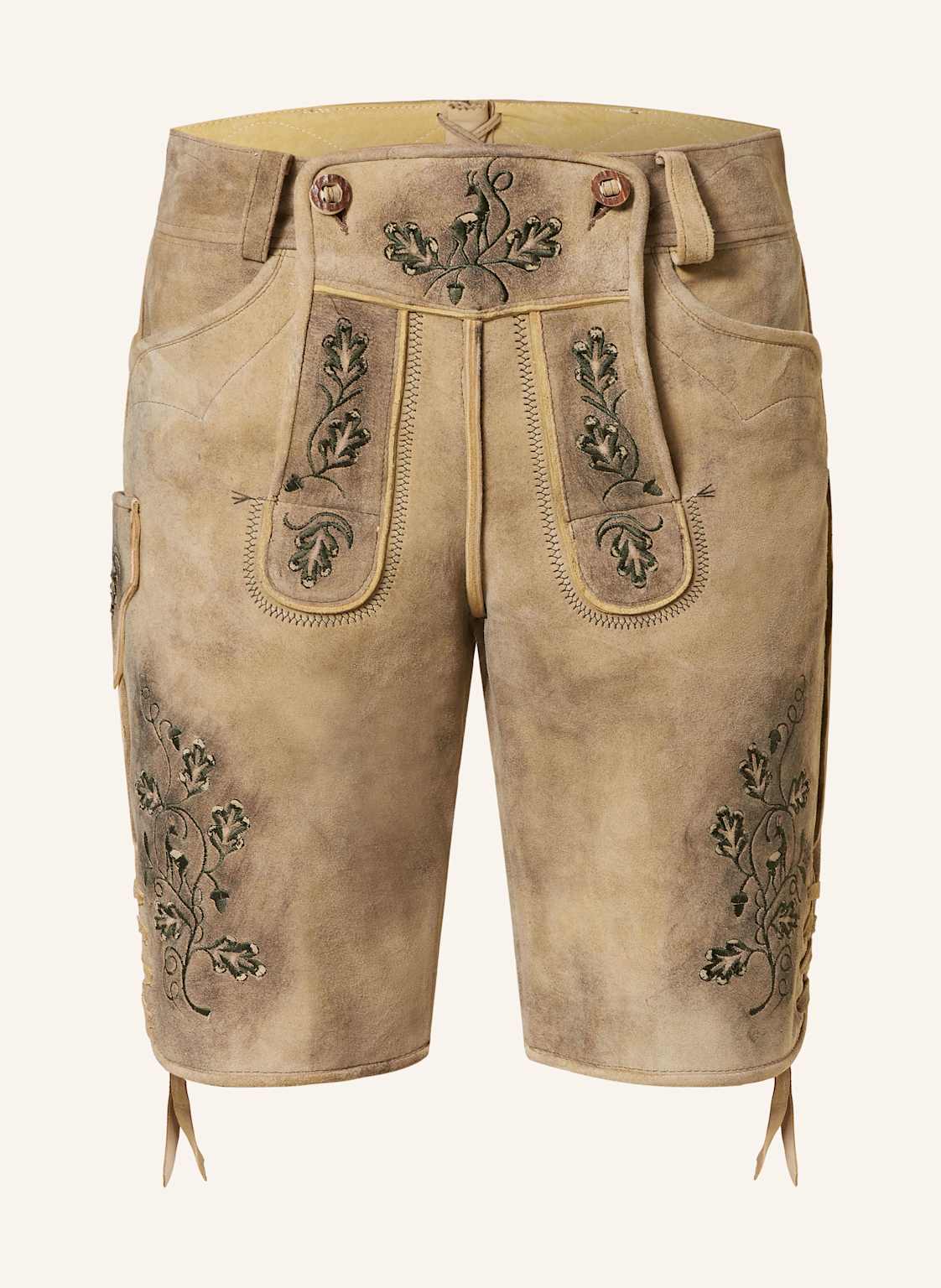 Beckert Trachten-Lederhose Alberg braun von BECKERT