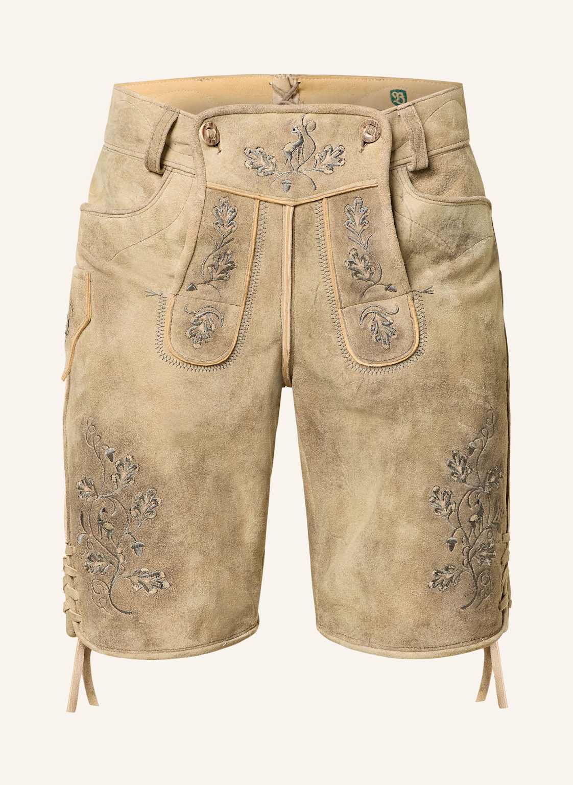 Beckert Trachten-Lederhose Alberg braun von BECKERT