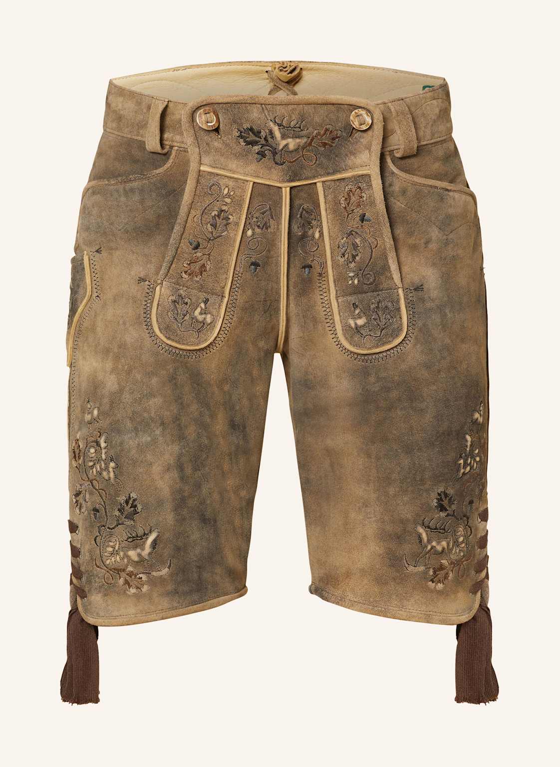 Beckert Trachten-Lederhose Karwendel braun von BECKERT