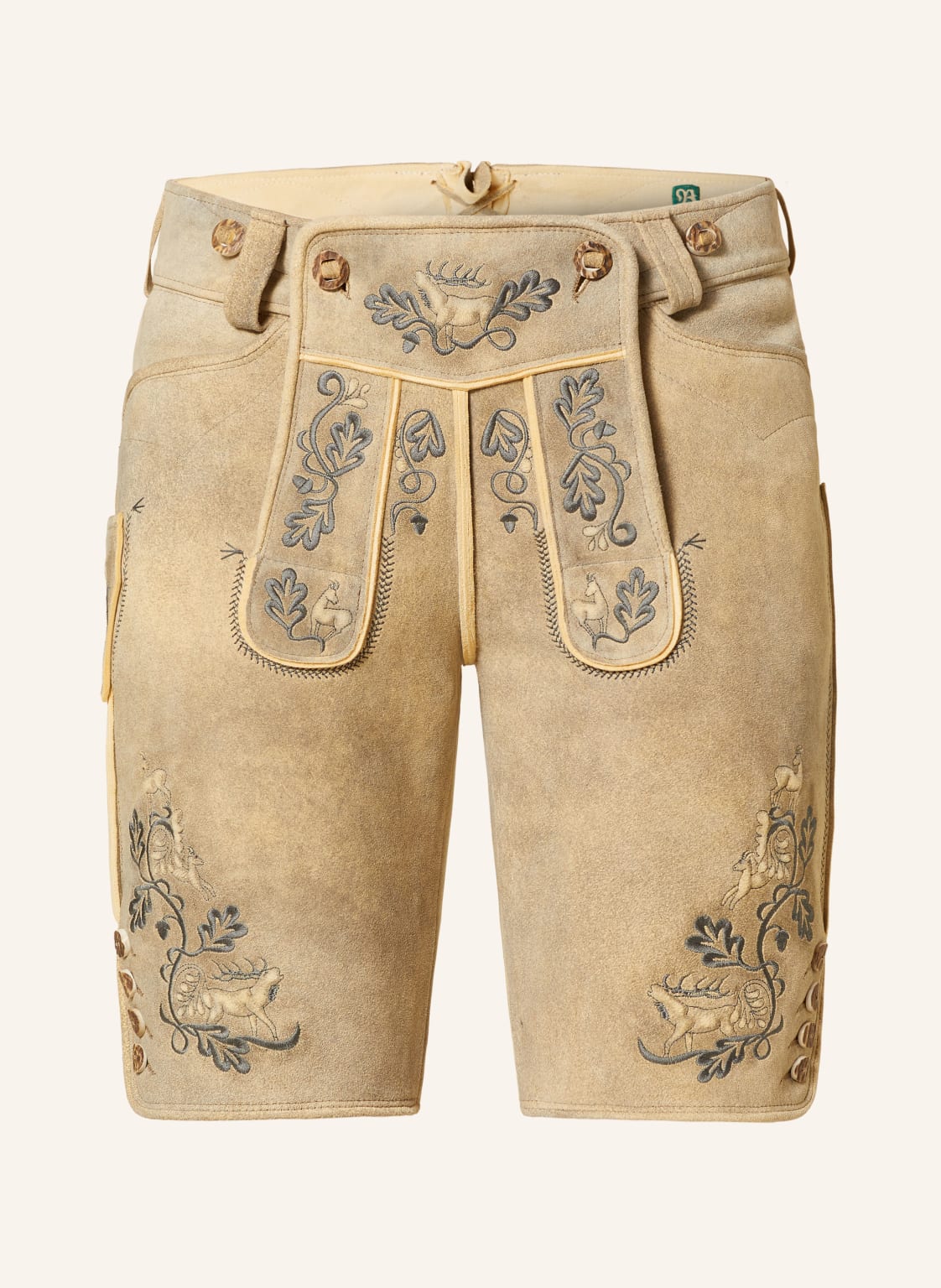 Beckert Trachten-Lederhose Metternich beige von BECKERT