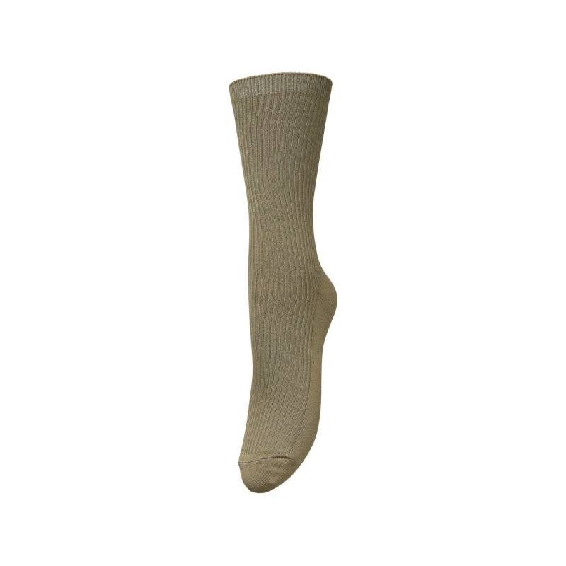 Socken Damen Khaki 39-41 von BECKSÖNDERGAARD