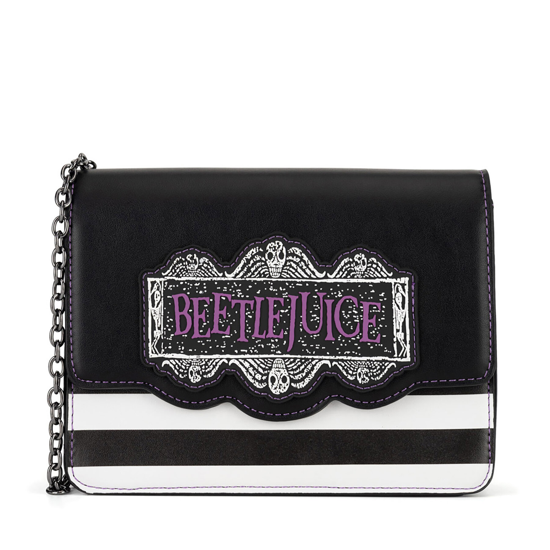 Handtasche BEETLEJUICE ACCCS-AW24-322WBBJ Schwarz von BEETLEJUICE