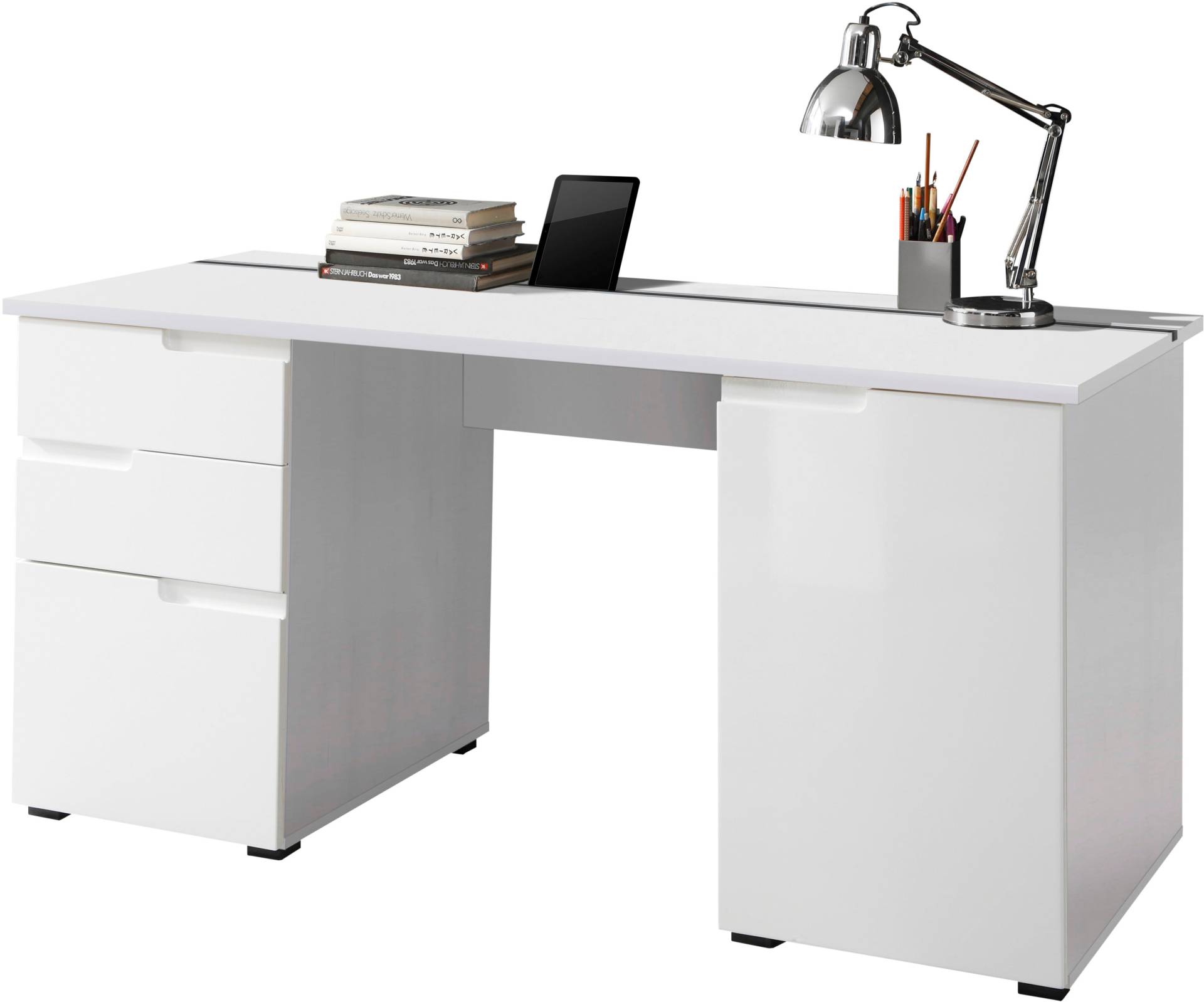 BEGA OFFICE Schreibtisch »Spice«, Home Office Desk mit Griffmulden, in 2 Breitenvarianten von BEGA OFFICE