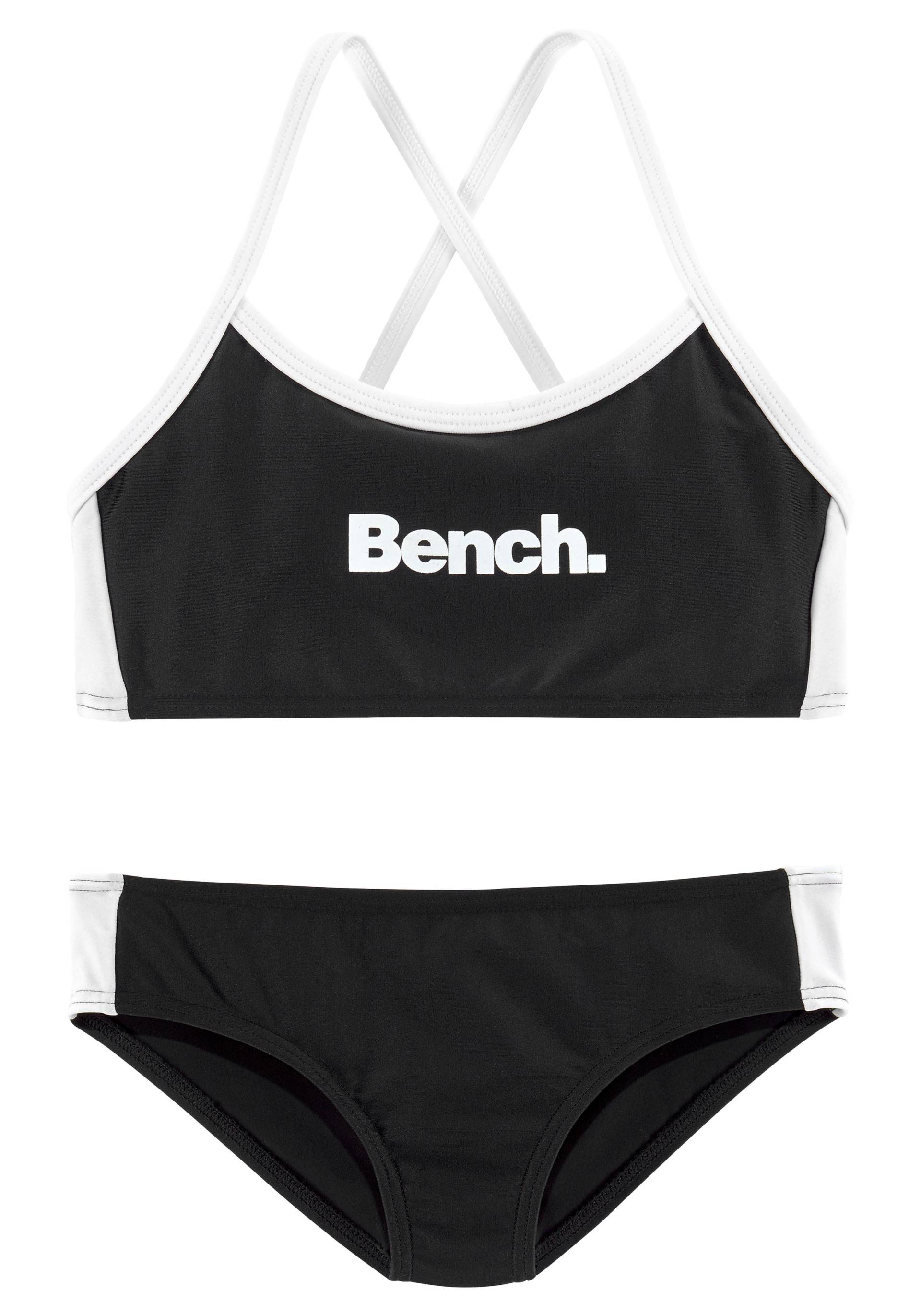 Bench. Bustier-Bikini, mit gekreuzten Trägern von Bench.